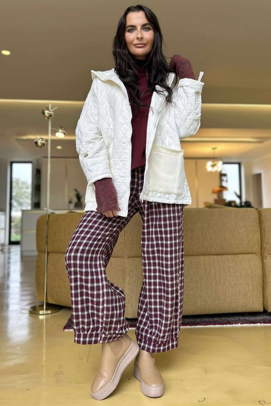 Fergus Demi Bloom Pant Burgundy